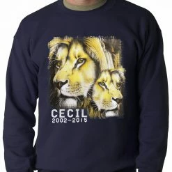 Bewild Say It Loud Cecil The Lion Tribute Shirt Adult Crewneck