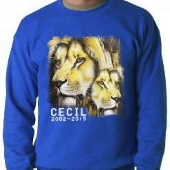 Bewild Say It Loud Cecil The Lion Tribute Shirt Adult Crewneck