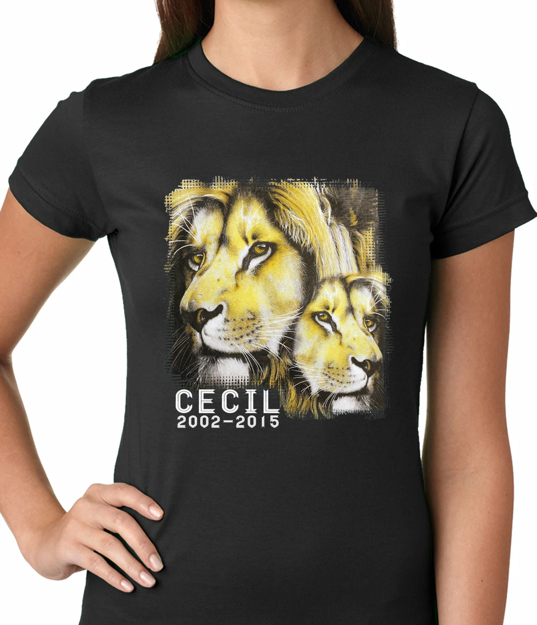Bewild Cecil The Lion Tribute Shirt Ladies T-shirt Cool Funny & Offensive 3 Bewild Cecil The Lion Tribute Shirt Ladies T-shirt Cool Funny & Offensive