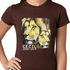 Bewild Cecil The Lion Tribute Shirt Ladies T-shirt Cool Funny & Offensive