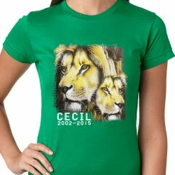 Bewild Cecil The Lion Tribute Shirt Ladies T-shirt Cool Funny & Offensive 15 Bewild Cecil The Lion Tribute Shirt Ladies T-shirt Cool Funny & Offensive