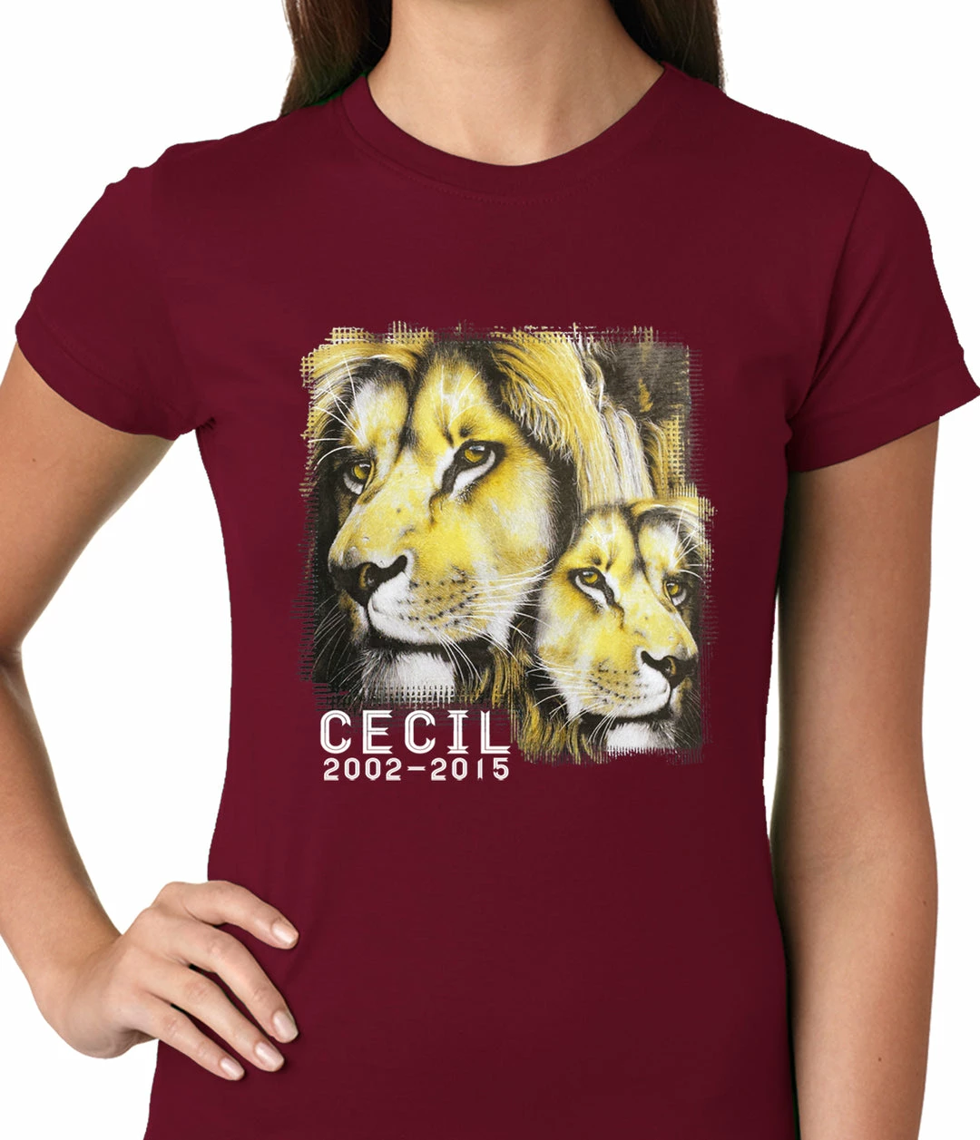 Bewild Cecil The Lion Tribute Shirt Ladies T-shirt Cool Funny & Offensive 8 Bewild Cecil The Lion Tribute Shirt Ladies T-shirt Cool Funny & Offensive