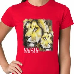 Bewild Cecil The Lion Tribute Shirt Ladies T-shirt Cool Funny & Offensive 18 Bewild Cecil The Lion Tribute Shirt Ladies T-shirt Cool Funny & Offensive