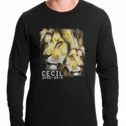 Bewild Cecil The Lion Tribute Shirt Thermal Shirt