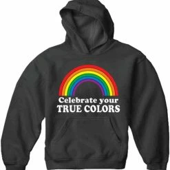 Bewild Celebrate Your True Colors Adult Hoodie