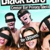 Bewild Censored! Black Bar Sunglasses