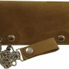 Bewild Wallets & Chains Rustic Brown Leather 6" Biker Chain Wallet