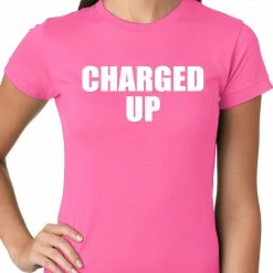 Bewild Charged Up Hip Hop Meek Diss Ladies T-shirt Hip-Hop Inspired Clothing