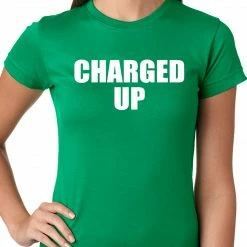 Bewild Charged Up Hip Hop Meek Diss Ladies T-shirt Hip-Hop Inspired Clothing