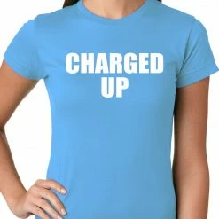 Bewild Charged Up Hip Hop Meek Diss Ladies T-shirt Hip-Hop Inspired Clothing