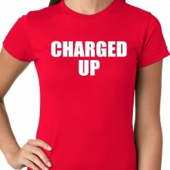 Bewild Charged Up Hip Hop Meek Diss Ladies T-shirt Hip-Hop Inspired Clothing