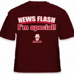 Bewild Famous Quotes And Sayings Charlie Says - News Flash I'm Special! T-Shirt