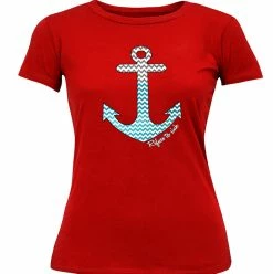 Bewild Chevron Lines Refuse To Sink Girl's T-Shirt Cool Funny & Offensive