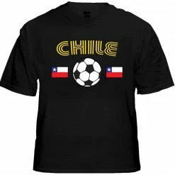 Bewild Nationality & Ethnic Chile World Cup Soccer T-Shirt
