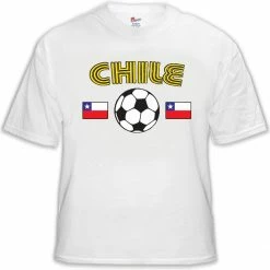 Bewild Nationality & Ethnic Chile World Cup Soccer T-Shirt 16 Bewild Nationality & Ethnic Chile World Cup Soccer T-Shirt