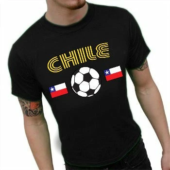 Bewild Nationality & Ethnic Chile World Cup Soccer T-Shirt 9 Bewild Nationality & Ethnic Chile World Cup Soccer T-Shirt
