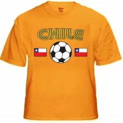 Bewild Nationality & Ethnic Chile World Cup Soccer T-Shirt 18 Bewild Nationality & Ethnic Chile World Cup Soccer T-Shirt