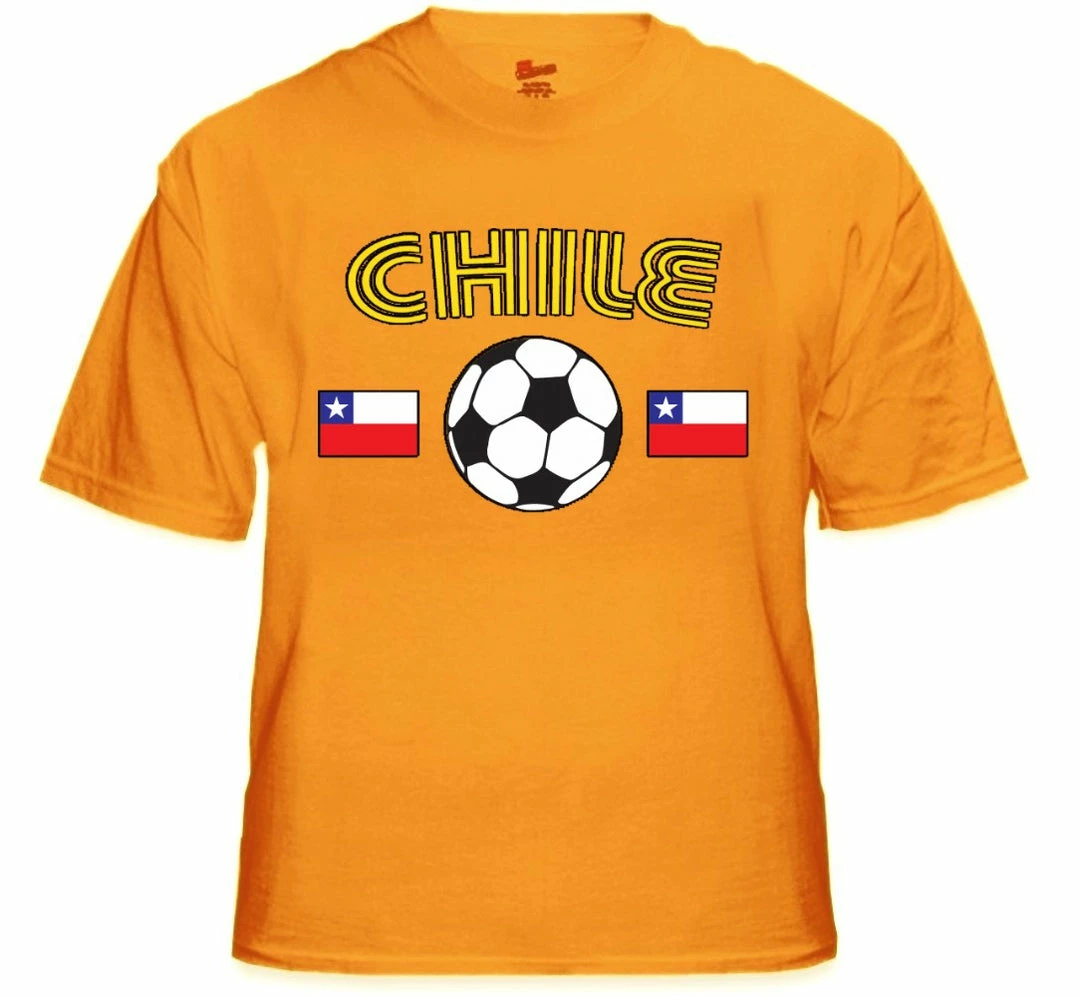 Bewild Nationality & Ethnic Chile World Cup Soccer T-Shirt 10 Bewild Nationality & Ethnic Chile World Cup Soccer T-Shirt