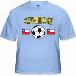 Bewild Nationality & Ethnic Chile World Cup Soccer T-Shirt 19 Bewild Nationality & Ethnic Chile World Cup Soccer T-Shirt
