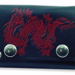 Bewild Chinese Dragon Genuine Leather Chain Wallet Wallets & Chains