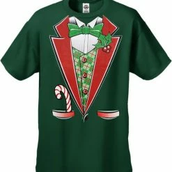 Bewild Christmas Tuxedo Men's T-Shirt Holiday Prints 17 Bewild Christmas Tuxedo Men's T-Shirt Holiday Prints