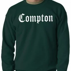 Bewild Hip-Hop Inspired Clothing City Of Compton, California Adult Crewneck