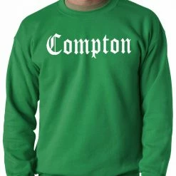 Bewild Hip-Hop Inspired Clothing City Of Compton, California Adult Crewneck