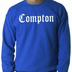 Bewild Hip-Hop Inspired Clothing City Of Compton, California Adult Crewneck