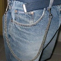 Bewild Wallets & Chains Classic 17 Inch Steel Jean & Wallet Chain With Leather Strap 10 Bewild Wallets & Chains Classic 17 Inch Steel Jean & Wallet Chain With Leather Strap