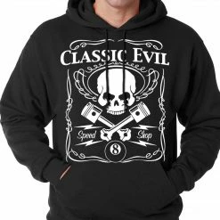 Bewild Classic Evil Biker Adult Hoodie