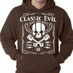 Bewild Classic Evil Biker Adult Hoodie