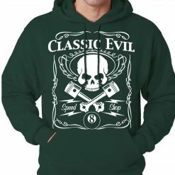 Bewild Classic Evil Biker Adult Hoodie