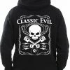 Bewild Classic Evil Biker Adult Hoodie