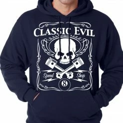 Bewild Classic Evil Biker Adult Hoodie