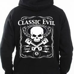 Bewild Classic Evil Biker Adult Hoodie