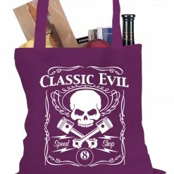 Bewild Classic Evil Biker Tote Bag Biker Style
