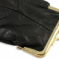 Bewild Classic Leather Cigarette Purse With Lighter Holder (Black) (For Regulars And 100's)