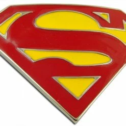 Bewild Classic Superman Belt Buckle With FREE Leather Belt Belt Buckles