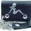Bewild Classic Trucker Babe Genuine Leather Chain Wallet Wallets & Chains