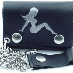 Bewild Classic Trucker Babe Genuine Leather Chain Wallet Wallets & Chains