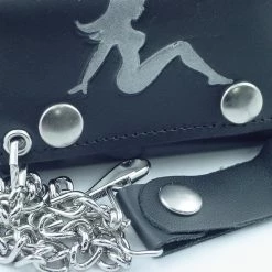 Bewild Classic Trucker Babe Genuine Leather Chain Wallet Wallets & Chains