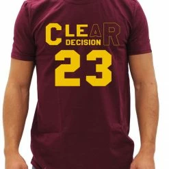 Bewild CLEar Decision #23 Lebron Cleveland Men's T-Shirt Sport Inspiration