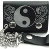 Bewild Cobra's Yin Yang Genuine Leather Chain Wallet