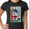 Bewild Sport Inspiration Color Free Brady Deflategate Football Ladies T-shirt