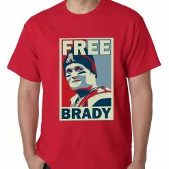 Bewild Color Free Brady Deflategate Football Mens T-shirt