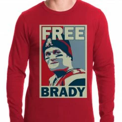 Bewild Color Free Brady Deflategate Football Thermal Shirt