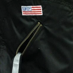 Bewild Comfort Waist Circular Pocket UFO Girls Hipster Pants (Black)