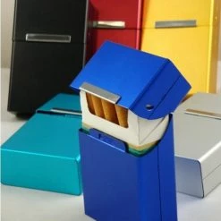 Bewild Cigarette Cases Contemporary Aluminum Full Pack Cigarette Case (For Regular Size Only)