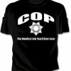 Bewild Cop The Hardest Job Girls T-Shirt Cool Funny & Offensive 2 Bewild Cop The Hardest Job Girls T-Shirt Cool Funny & Offensive