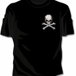 Bewild Corner Skull And Crossbones Girls T-Shirt Cool Funny & Offensive